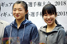 三原舞依選手、坂本花織選手の壮行会がおこなわれました。