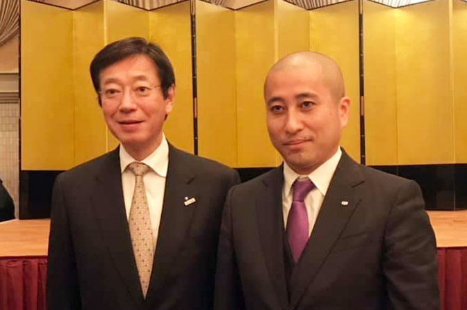 神戸商工会議所などが主催する新年合同祝賀会に出席
