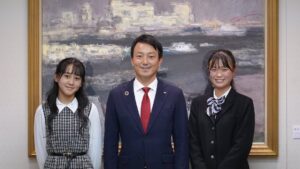 【グローバルユース国連大使が市長を訪問】