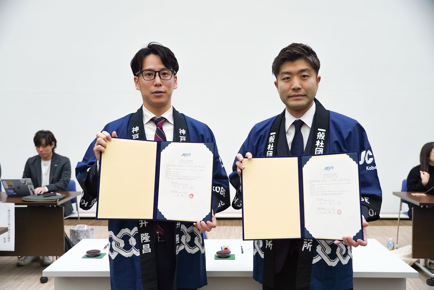 第75回全国大会 神戸大会 副主管契約締結式